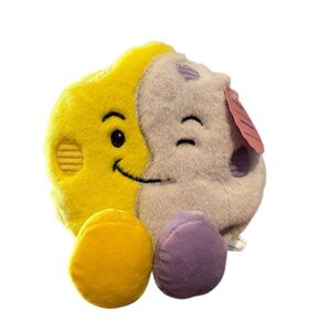 Gigglescape Purple and Yellow Sun and Moon Plush Cute Stuffed Animal 6” NWT